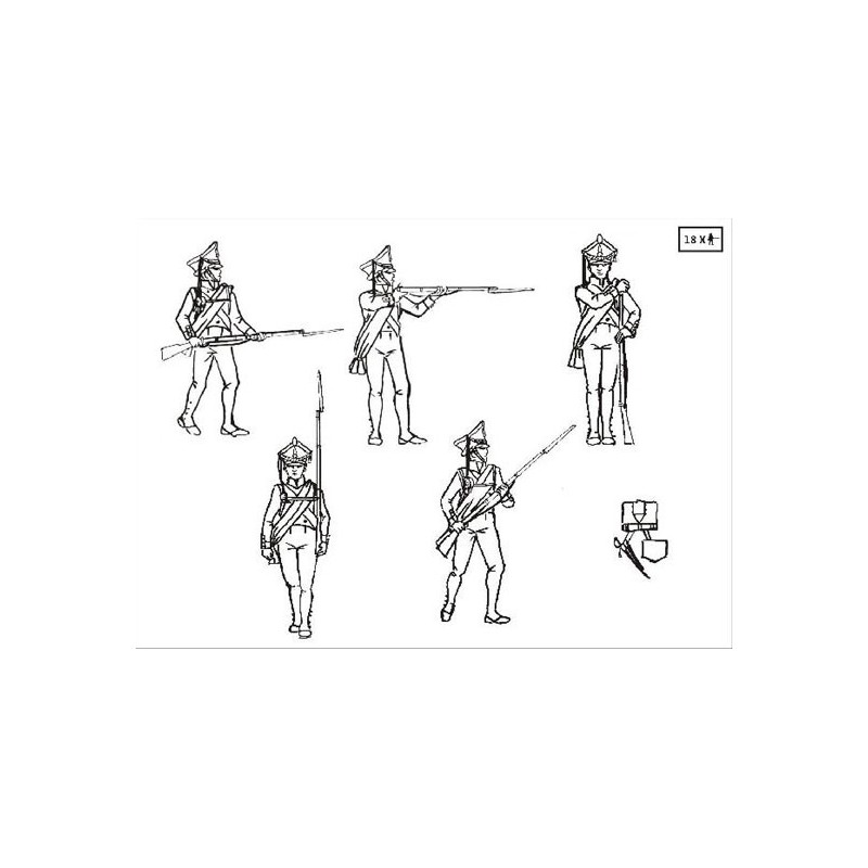 Russian infantry figurine Action 1/32 | Scientific-MHD