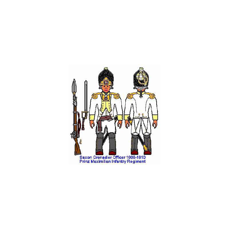 Saxon infantry figurine 1806 1/72 | Scientific-MHD