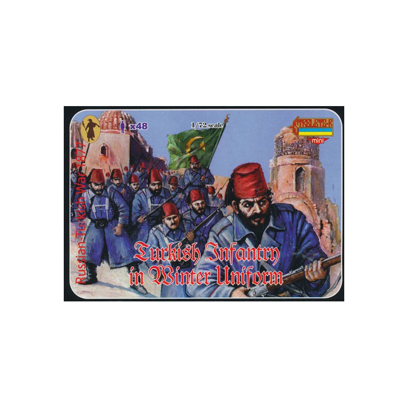 Turkish infantry figurine 1877 1/72 | Scientific-MHD