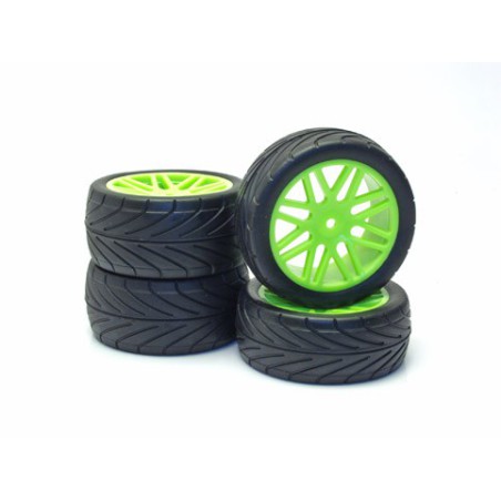 Radio -controlled car accessories 4 wheels Buggy green track 1/10 | Scientific-MHD