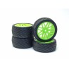 Radio -controlled car accessories 4 wheels Buggy green track 1/10 | Scientific-MHD