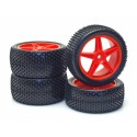 REDIOCMANDED RAWSE ACCESSORS 4 WHEELS RED BUGGY PICOTS1/10 | Scientific-MHD