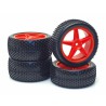 REDIOCMANDED RAWSE ACCESSORS 4 WHEELS RED BUGGY PICOTS1/10 | Scientific-MHD