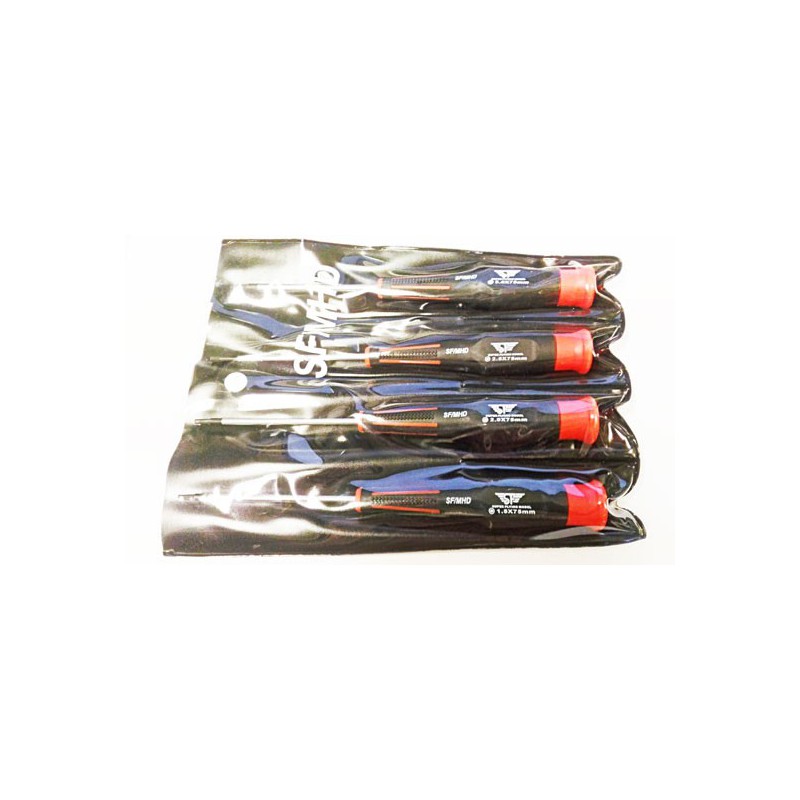 Screwdriver for model game of 4 screwdriver BTR 1.5/2/2.5/3mm | Scientific-MHD