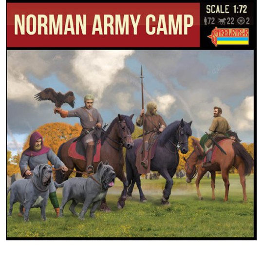 Norman Army Camp 1/72 figurine Norman Army Camp 1/72 figurine | Scientific-MHD