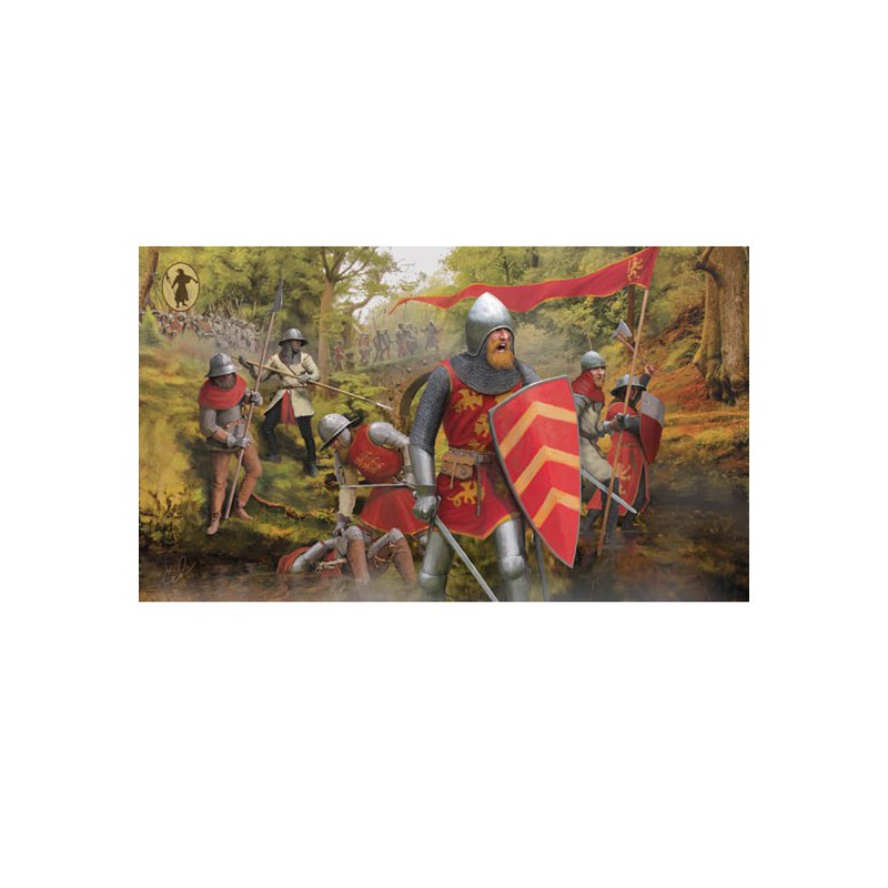 English figurine on foot XIII-XIV 1/72 | Scientific-MHD