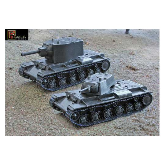 KV-1 & KV-2russes 1/72 plastic charca model | Scientific-MHD