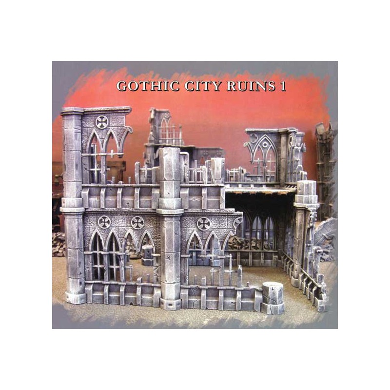 Wargamming model Gothic Ruins 1/48 | Scientific-MHD
