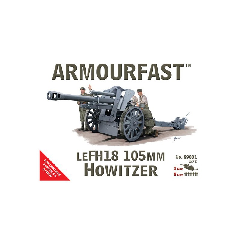 Plastic tank model the FH18 105mm Howitzer 1/72 | Scientific-MHD