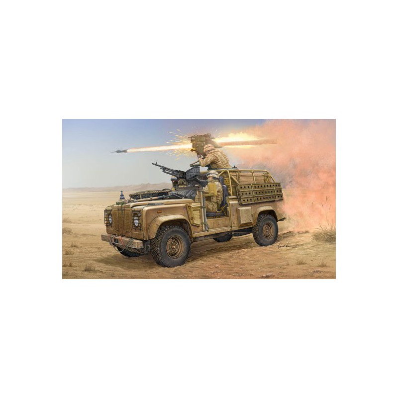 Land rover wmik + milan 1/35 plastic plastic model | Scientific-MHD