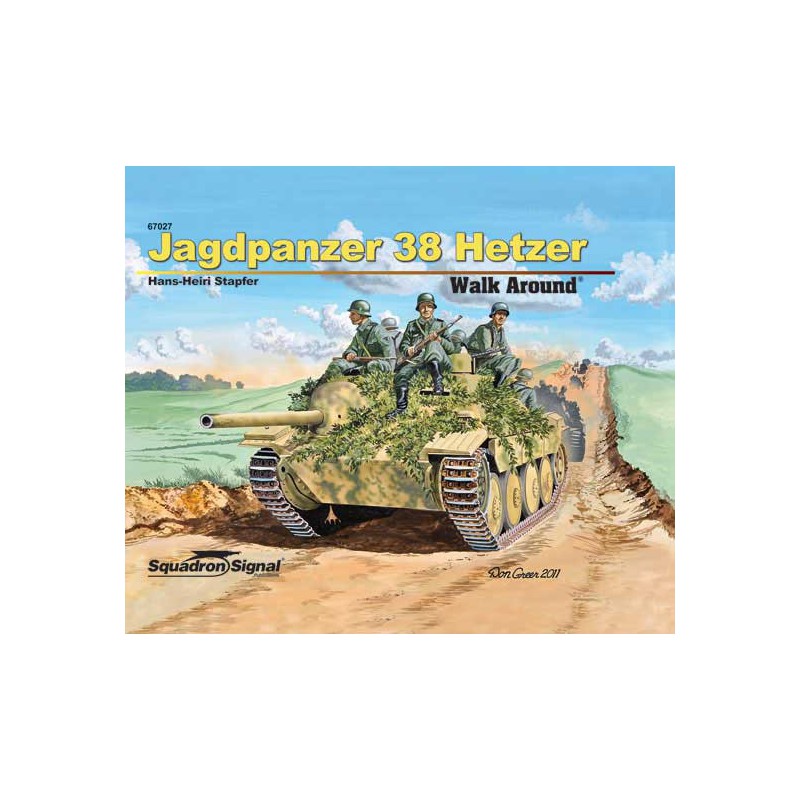 Book Jagdpanzer 38 Hetzer - Walk Around - Harbound Cover | Scientific-MHD