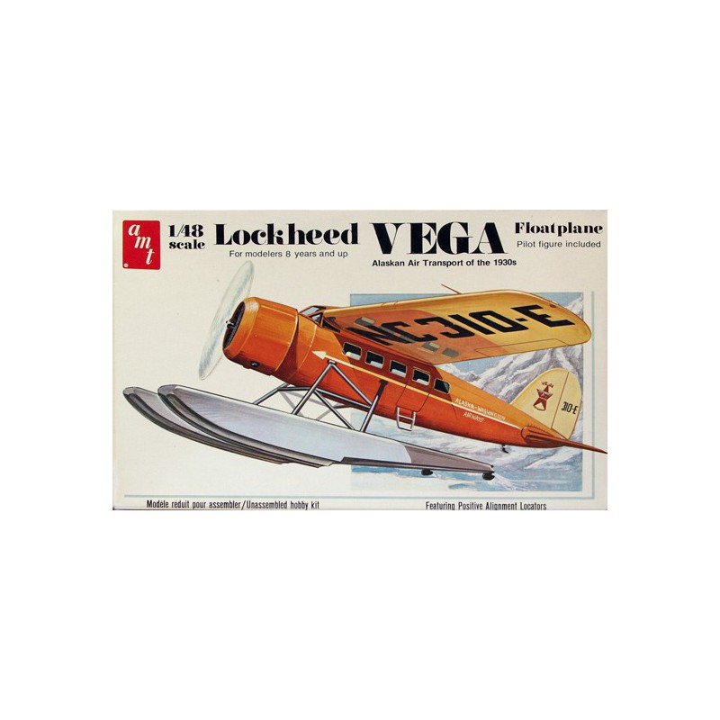 Plastic plane model Lockheed vega 1/48 | Scientific-MHD