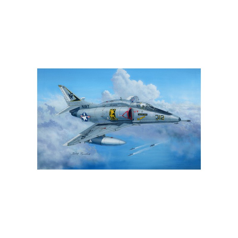 A-4F plastic plane model 1/48 | Scientific-MHD