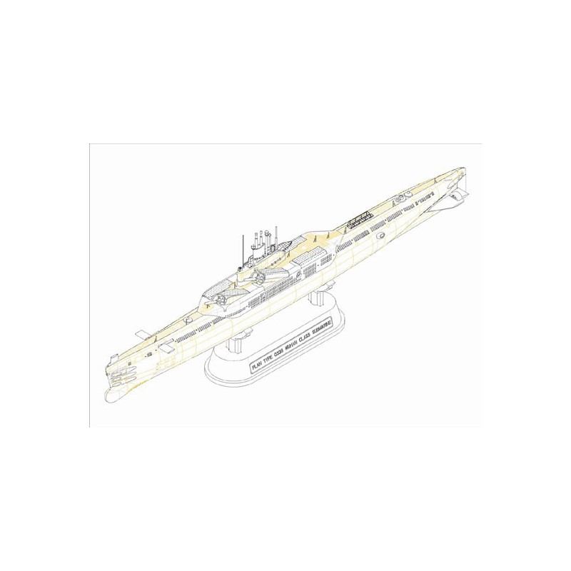 Plastic boat model type 033g Wuhan Class 1/350 | Scientific-MHD