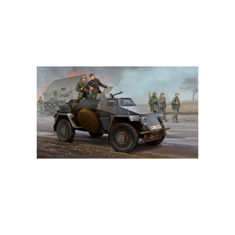 SD.KFZ.221 (3rd serie) plastic tank model) 1/35 | Scientific-MHD