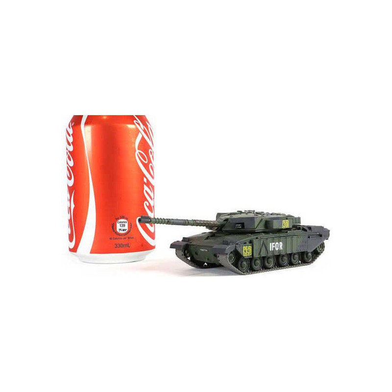 Radio -controlled chariot at 1/72 Mbt Challenger F. R/C 1/72 | Scientific-MHD