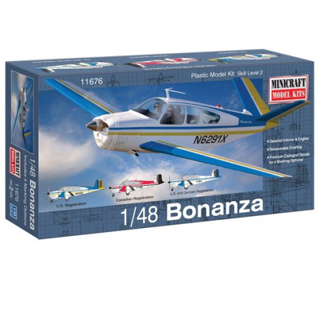 Bonanza 1/48 plastic plane model | Scientific-MHD Bonanza 1/48 plastic plane model | Scientific-MHD