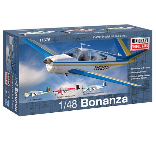 Bonanza 1/48 plastic plane model Bonanza 1/48 plastic plane model | Scientific-MHD