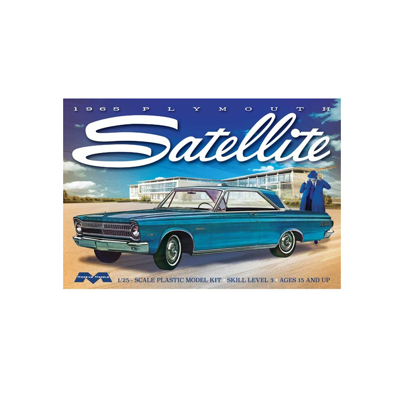 Plymouth Satellite Plastic Plastic Model 1965 1/25 | Scientific-MHD