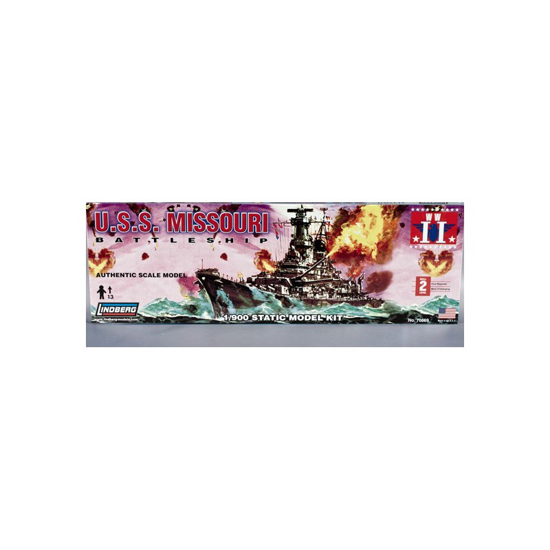 Uss Missouri 1/900 plastic boat model | Scientific-MHD