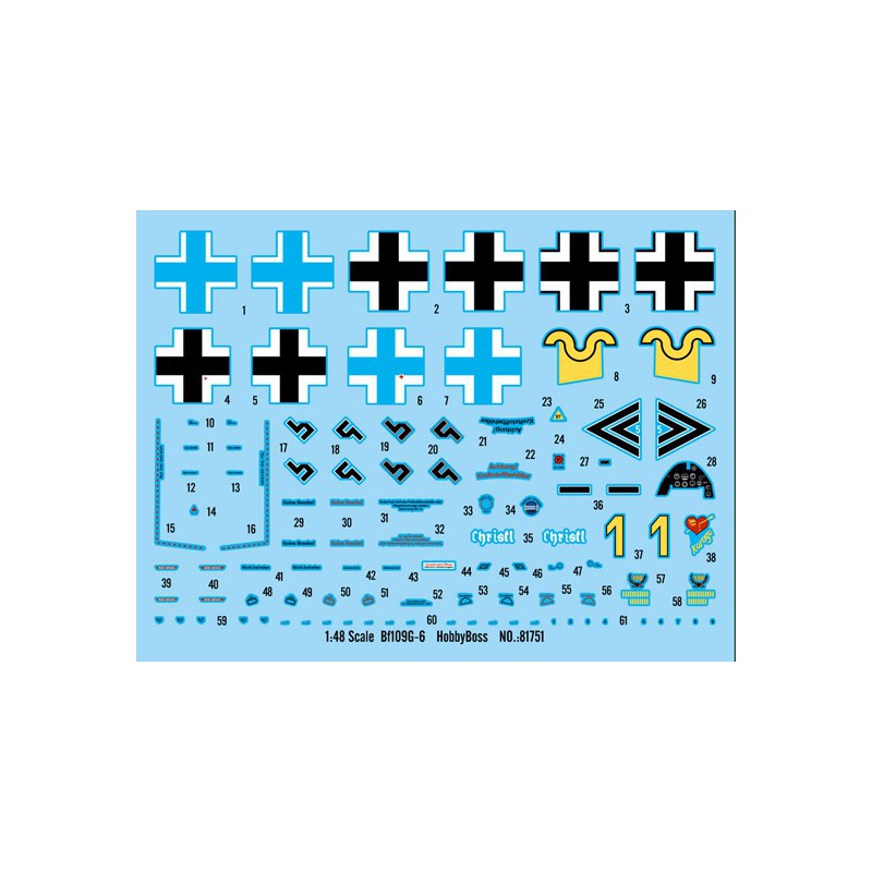 BF 109G-6 1/48 plastic plane model | Scientific-MHD