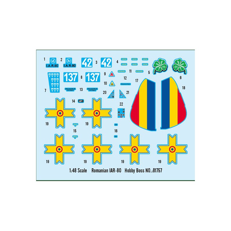 Romanian plastic model IAR-80 1/48 | Scientific-MHD