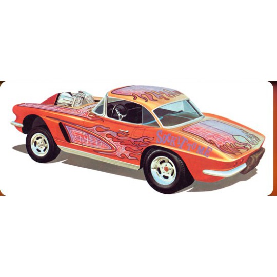 Corvette 1962 1/25 plastic car cover Corvette 1962 1/25 plastic car cover | Scientific-MHD