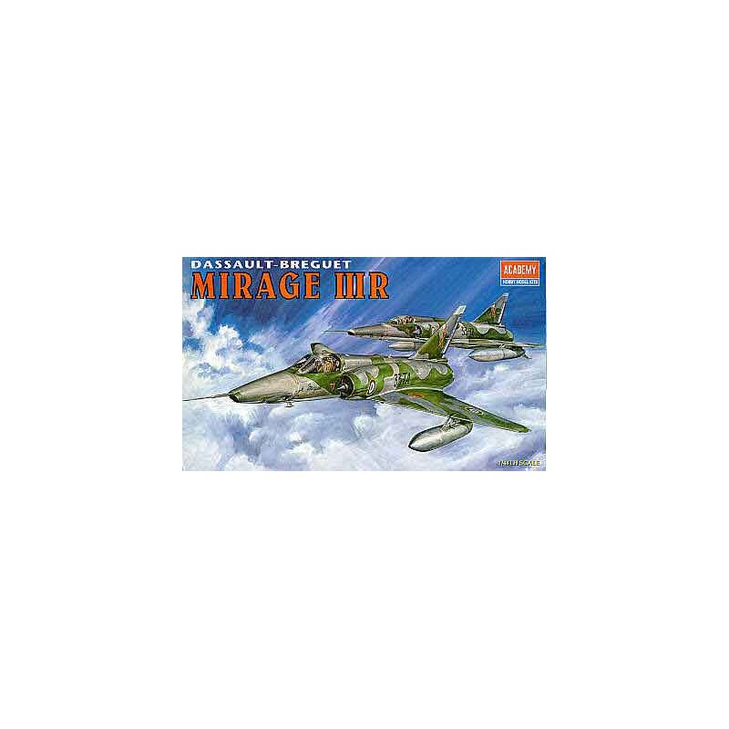 Mirage IIIR 1/48 plastic plane model | Scientific-MHD