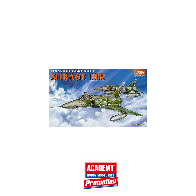 Mirage IIIR 1/48 plastic plane model | Scientific-MHD