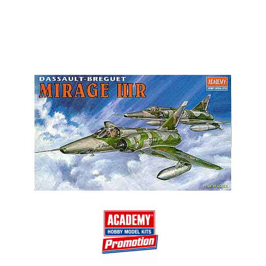 Mirage IIIR 1/48 plastic plane model | Scientific-MHD