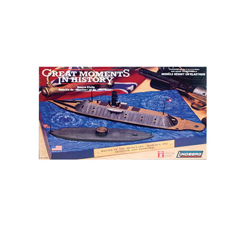 Monitor & Merignac 1/210 plastic boat model | Scientific-MHD