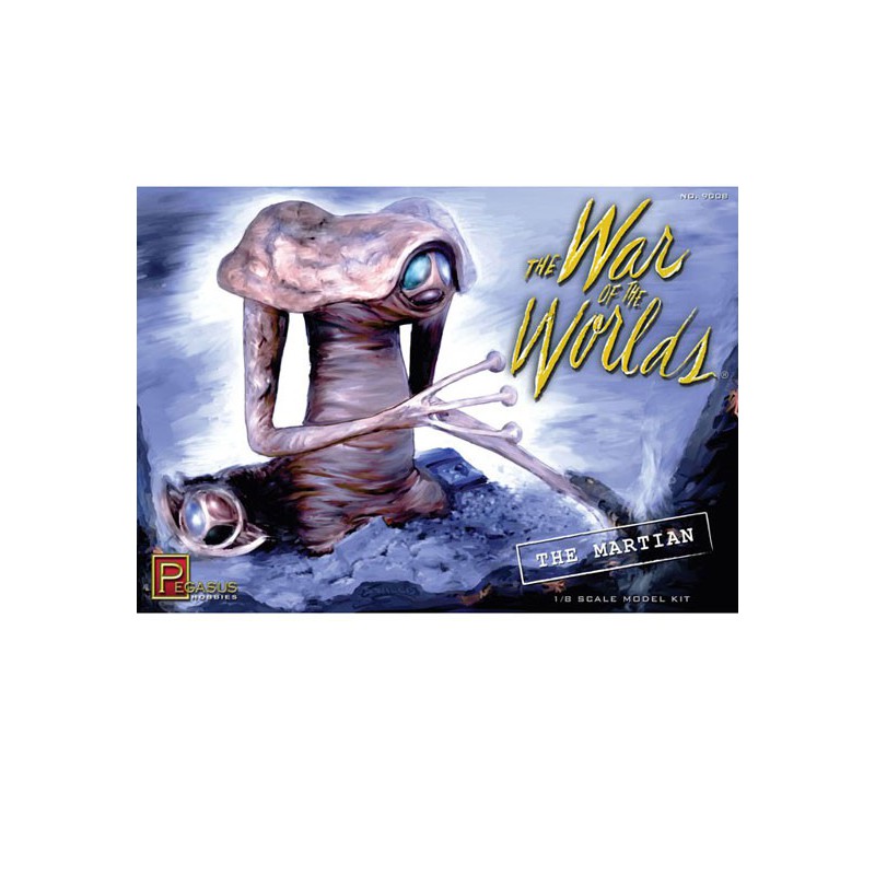 Martian plastic science fiction model the war of the worlds 1/8 | Scientific-MHD