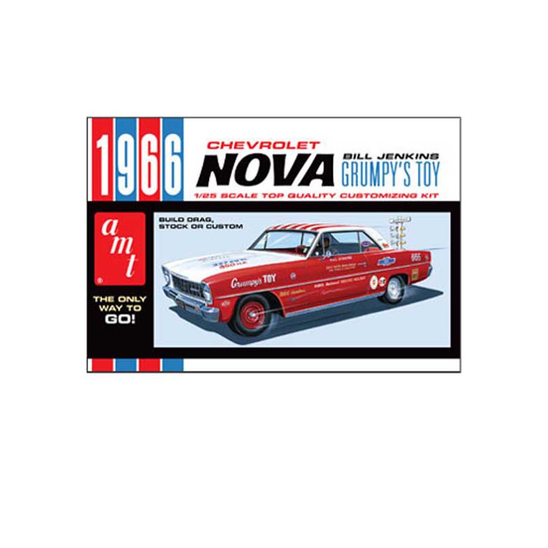 Chevy Nova 1966 1/25 plastic car cover | Scientific-MHD