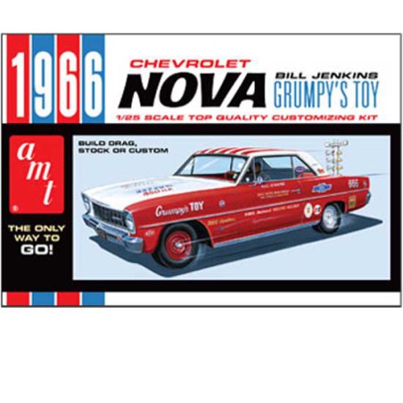 Chevy Nova 1966 1/25 plastic car cover | Scientific-MHD