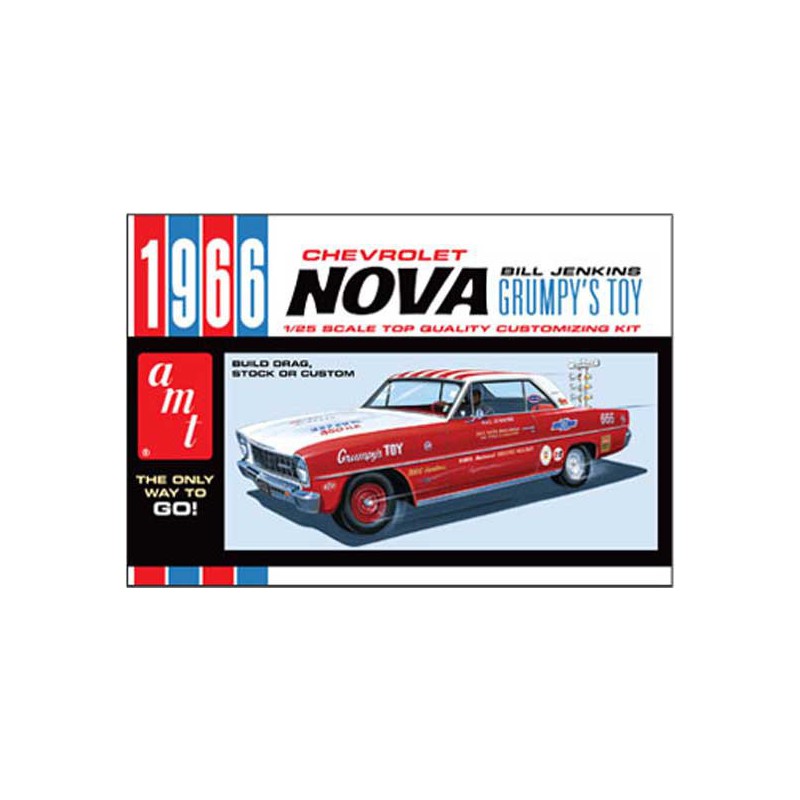 Chevy Nova 1966 1/25 plastic car cover | Scientific-MHD