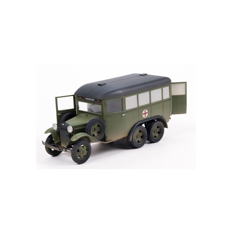Gas plastic truck model 05 194 1/35 ambulance | Scientific-MHD