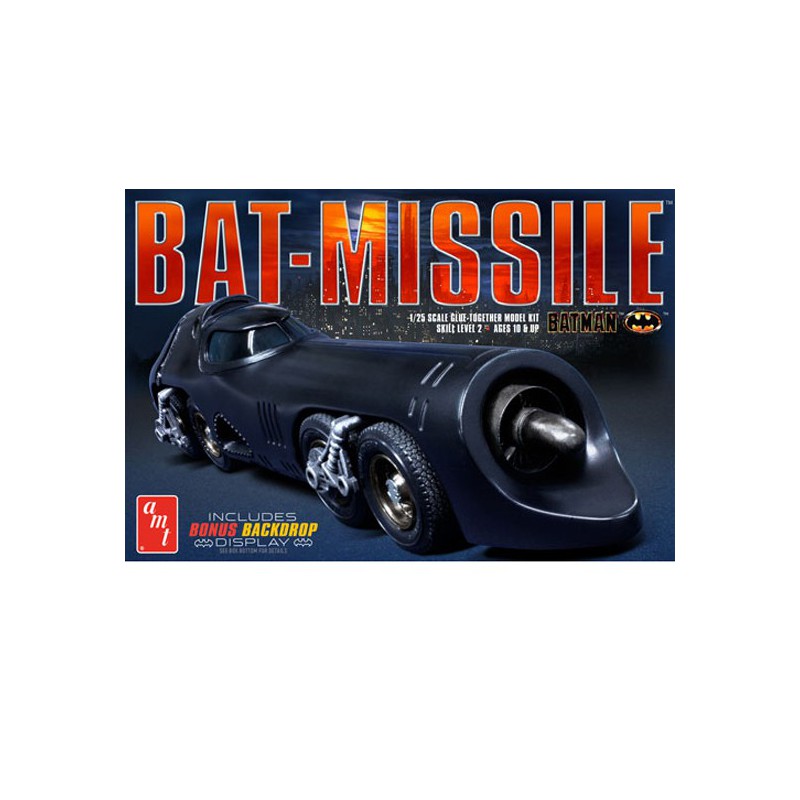Batman plastic science fiction model 1989 Batmissile 1/25 | Scientific-MHD