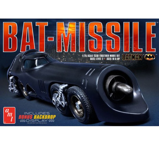 Batman plastic science fiction model 1989 Batmissile 1/25 | Scientific-MHD