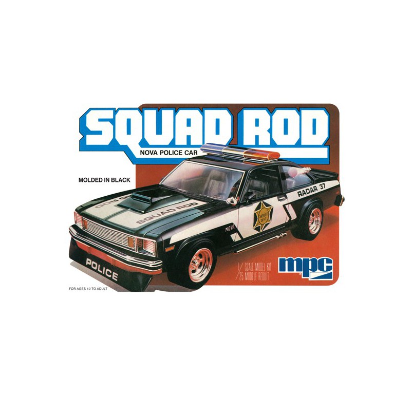 Plastic car model Chevy Police Car 1979 1/25 | Scientific-MHD