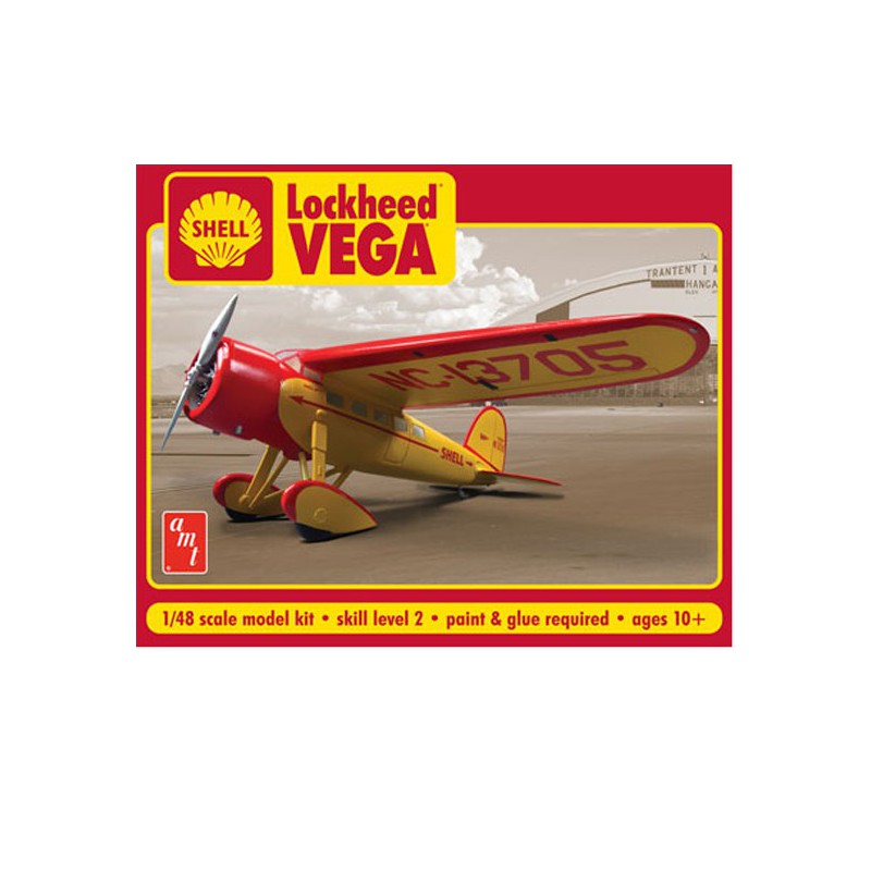 Shell Oil Vega 1/48 plastic plane model | Scientific-MHD
