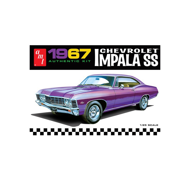 Plastic car model 1967 Chevy Impala SS 1/25 | Scientific-MHD