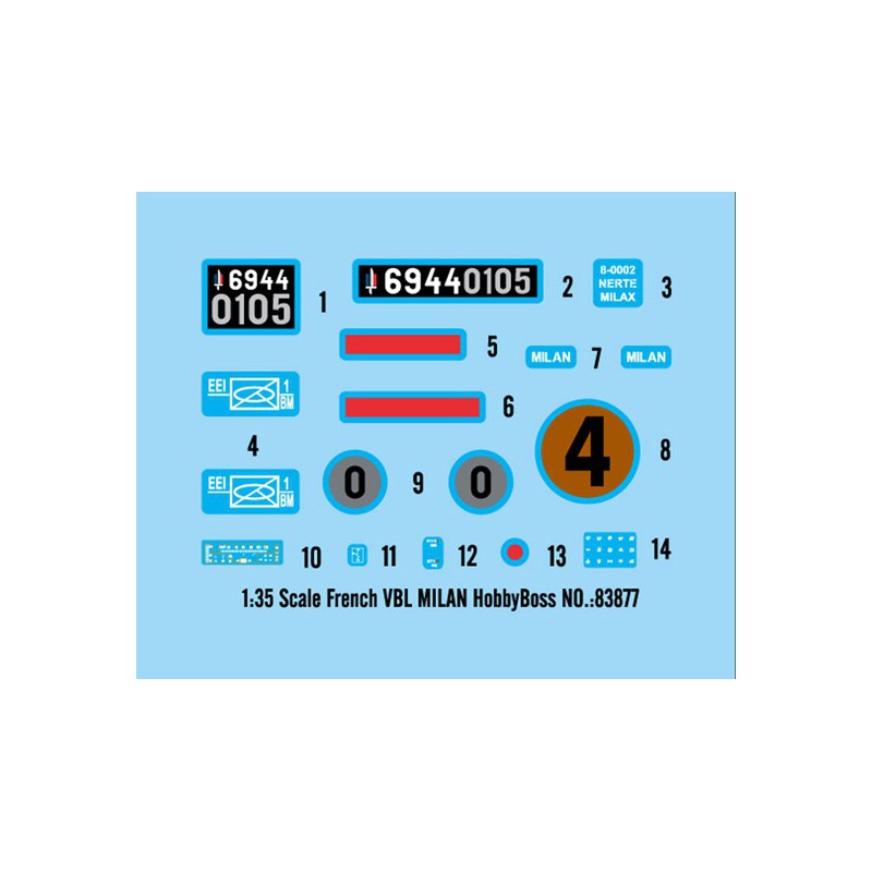 French VBL plastic tank model + 1/35 milan | Scientific-MHD