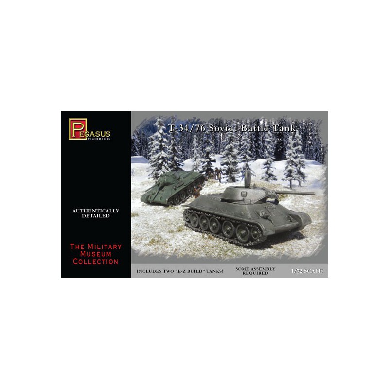 T-34/76 plastic tank model 1/72 | Scientific-MHD