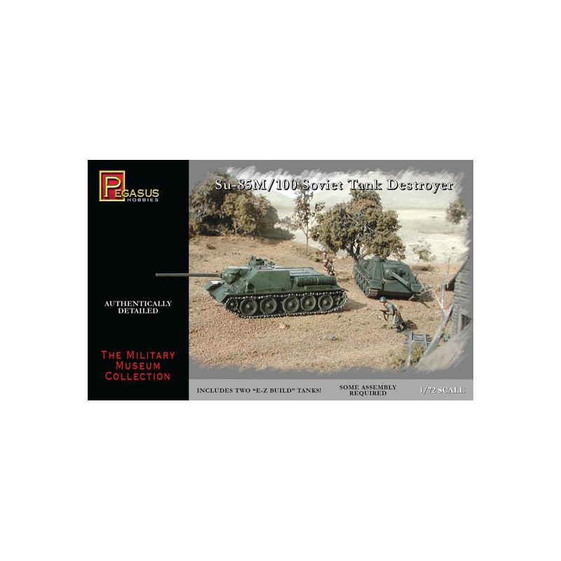 SU-85 plastic tank model SOVIET TANK 1/72 | Scientific-MHD