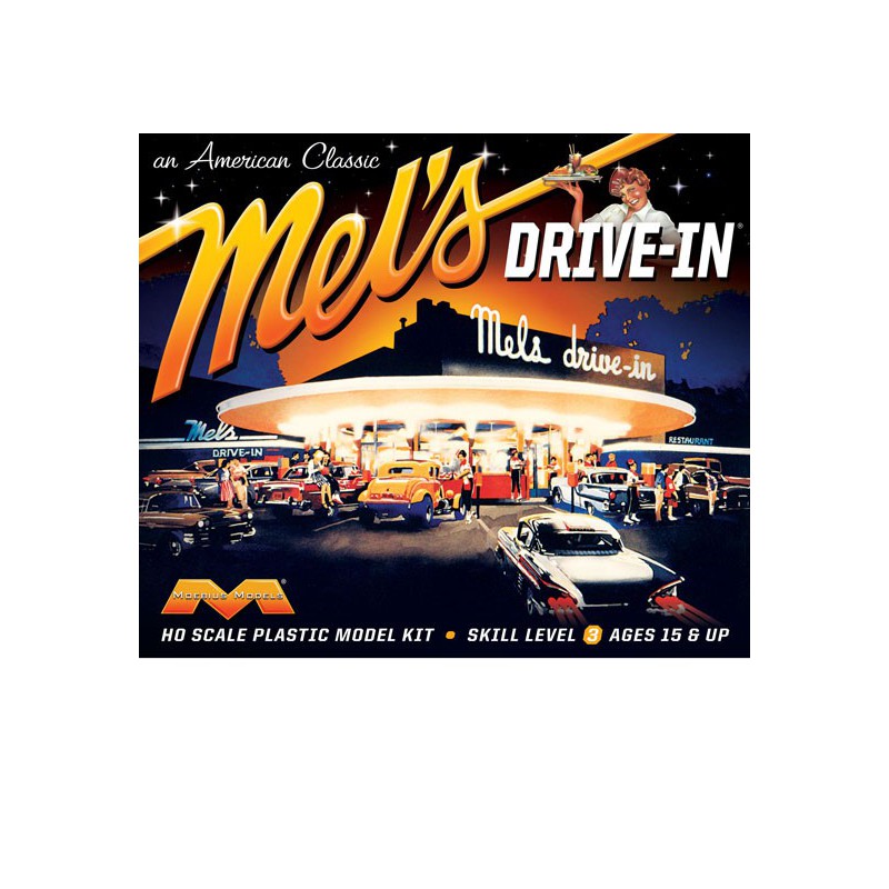 Diorama Mels Drive in 1960 Kit model | Scientific-MHD