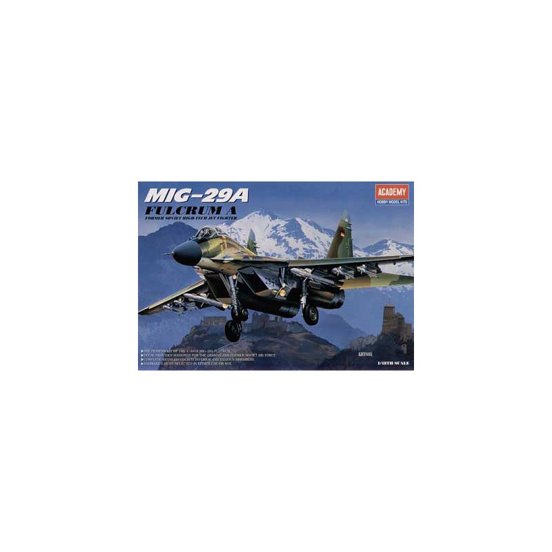 MIG 29A Fulcrum 1/48 plastic plane model | Scientific-MHD