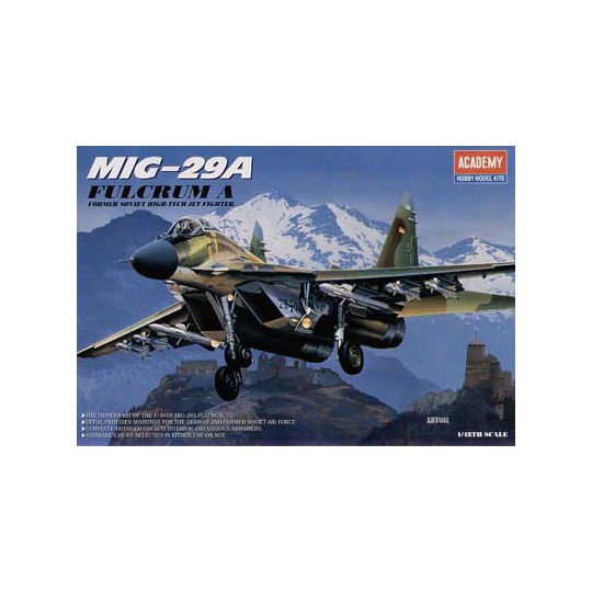MIG 29A Fulcrum 1/48 plastic plane model | Scientific-MHD