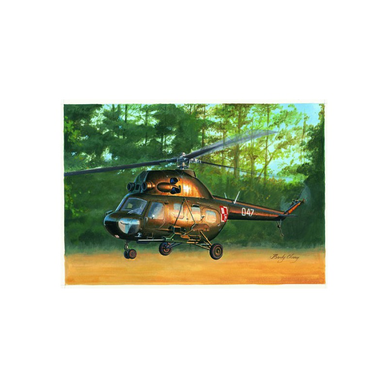 Plastic plastic model MIL MI-2 US HOPLITE GUN 1/72 | Scientific-MHD