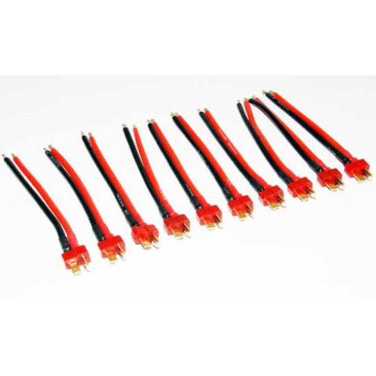 Charger for accusation for radiocheted device 10 Cables 10cm + Dean Male | Scientific-MHD