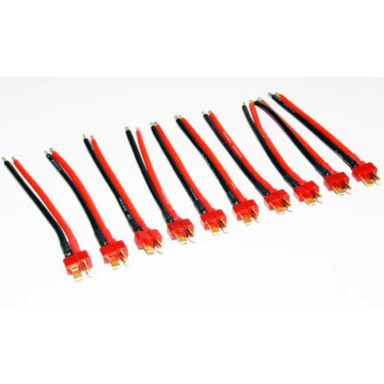 Charger for accusation for radiocheted device 10 Cables 10cm + Dean Male | Scientific-MHD